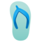 Thong Sandal emoji on Google